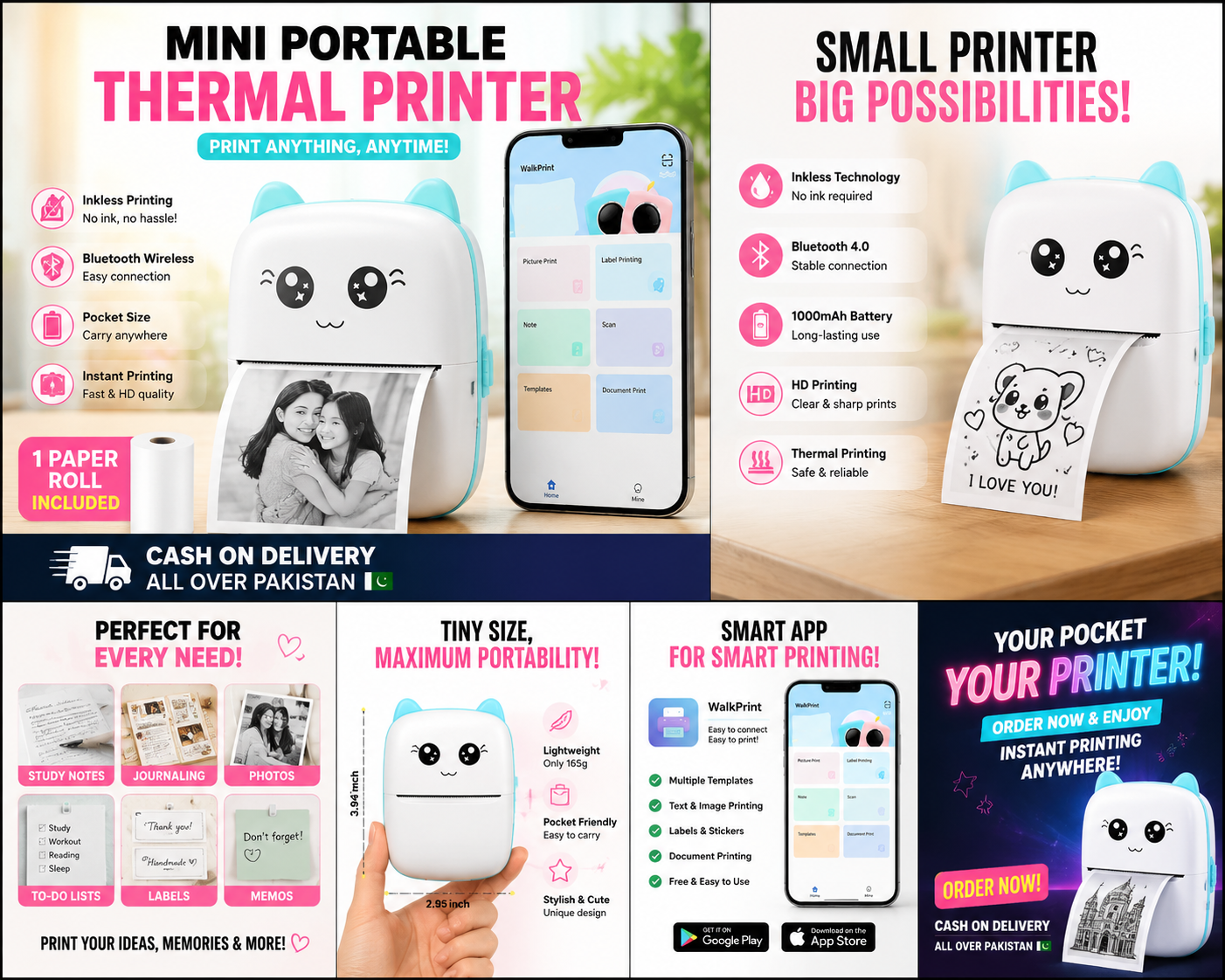 PocketPrint™ Mini Printer