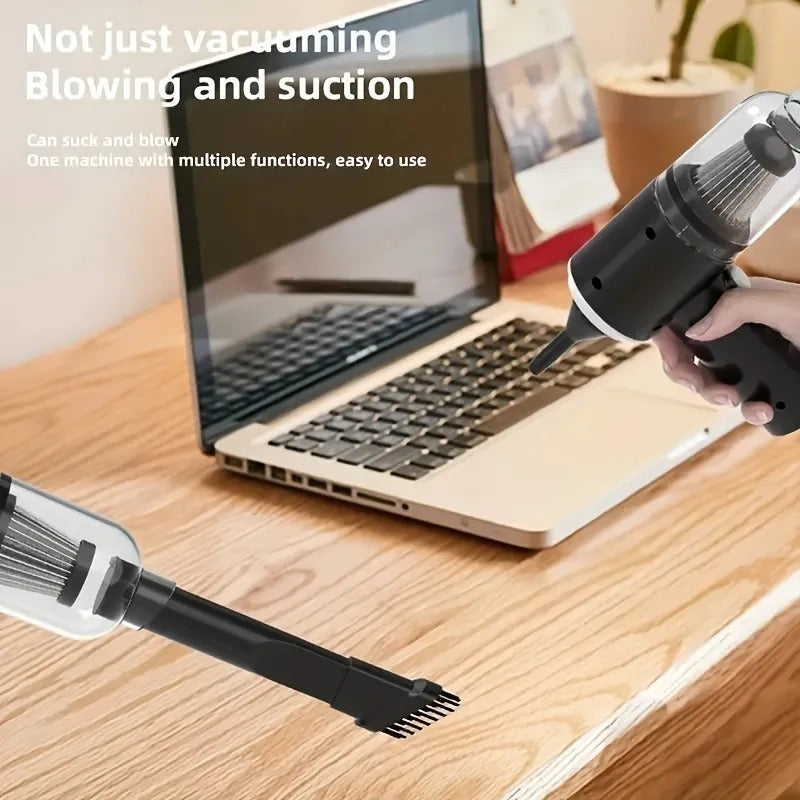 3-in-1 Rechargeable Vacuum Cleaner AS-228 – Powerful Suction for Car, Home, Office & Quick Cleaning
